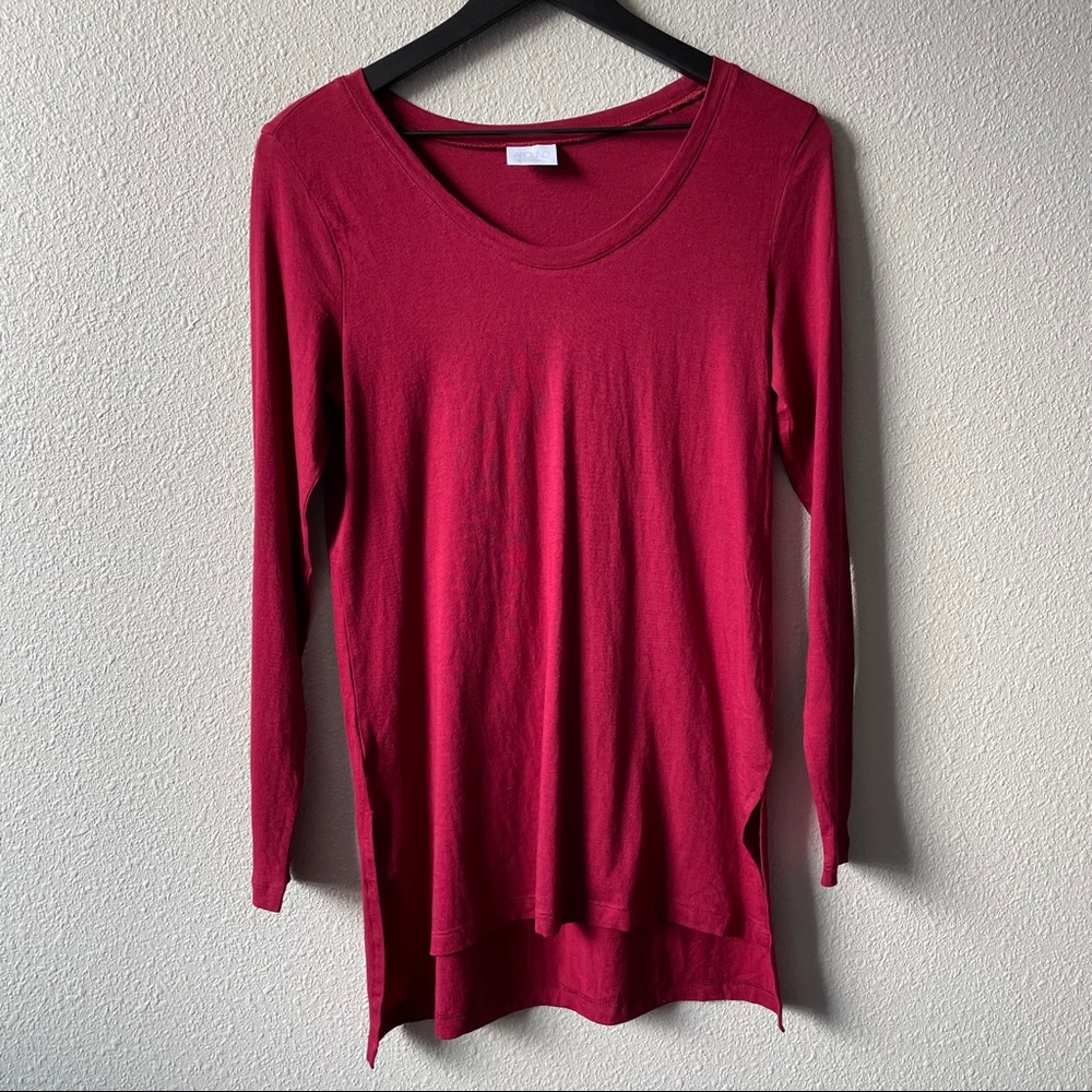 NWT Abound Everyday Scoop Neck Long Sleeve T-Shirt Soft Modal Minimalist